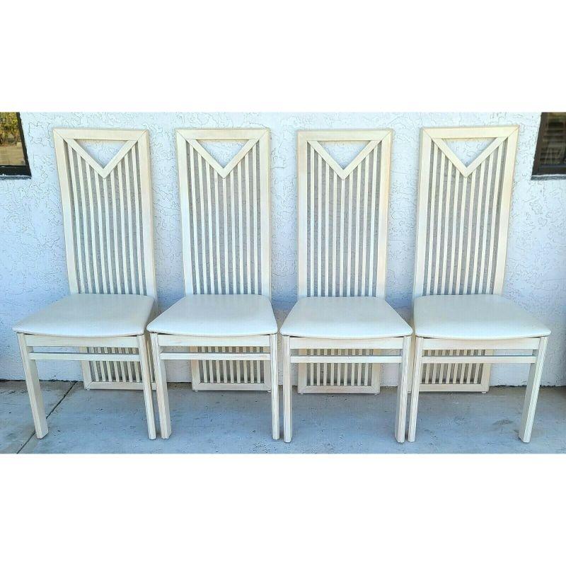Italian Dining Chairs by S.p.A. Tonon - Set of 7 In Good Condition For Sale In Lake Worth, FL