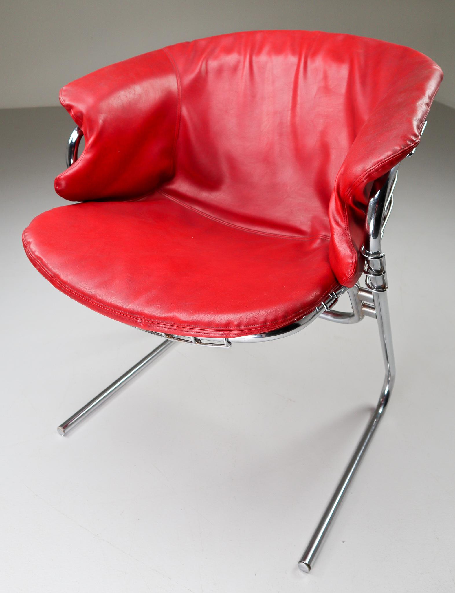 Italian Dining Chairs Designed by Gastone Rinaldi for RIMA, 1970s 3