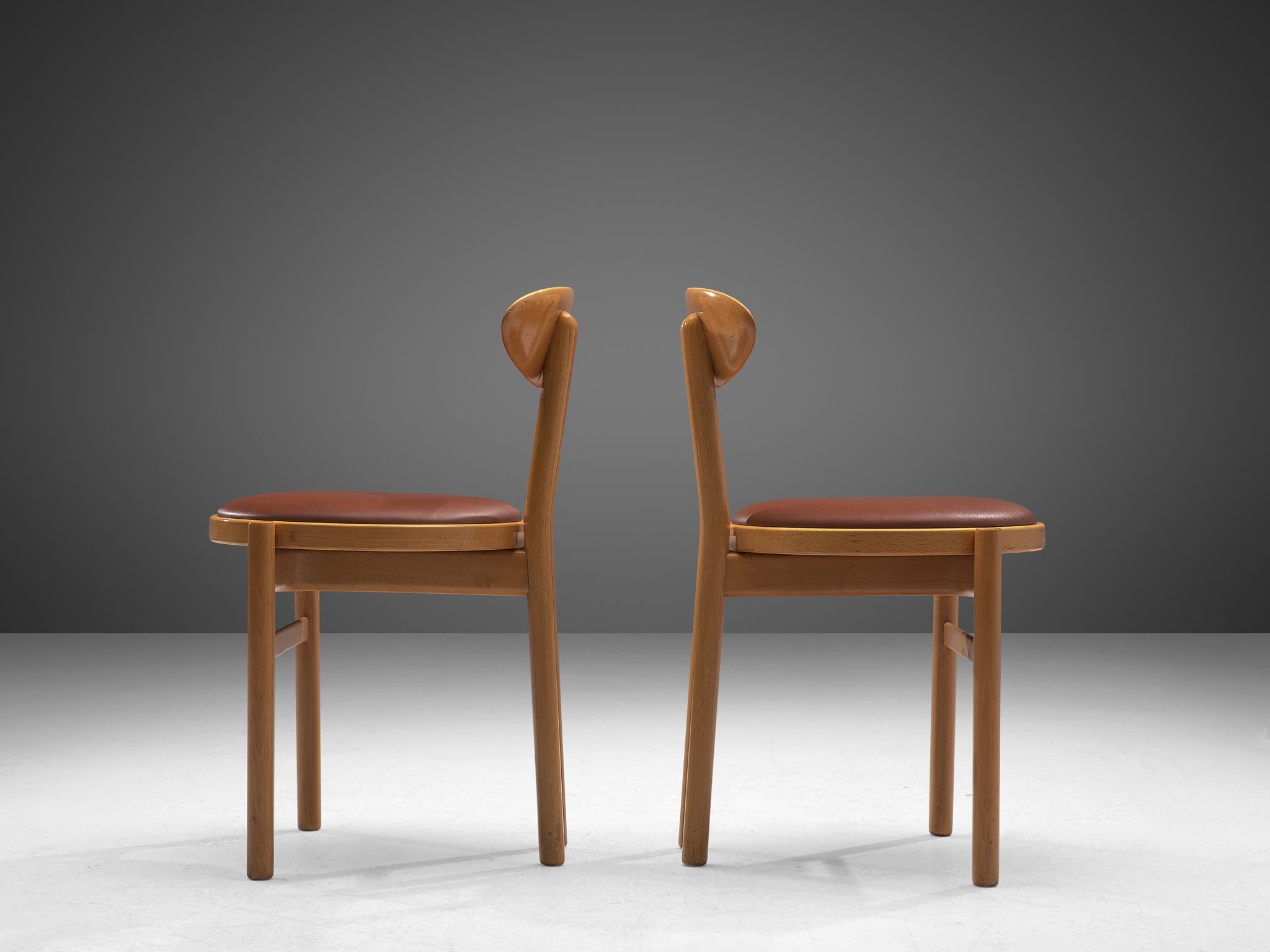 Italian Dining Chairs by Pozzi 4