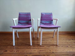 Italian dining room chairs "Villabianca" by Vico Magistretti for Cassina