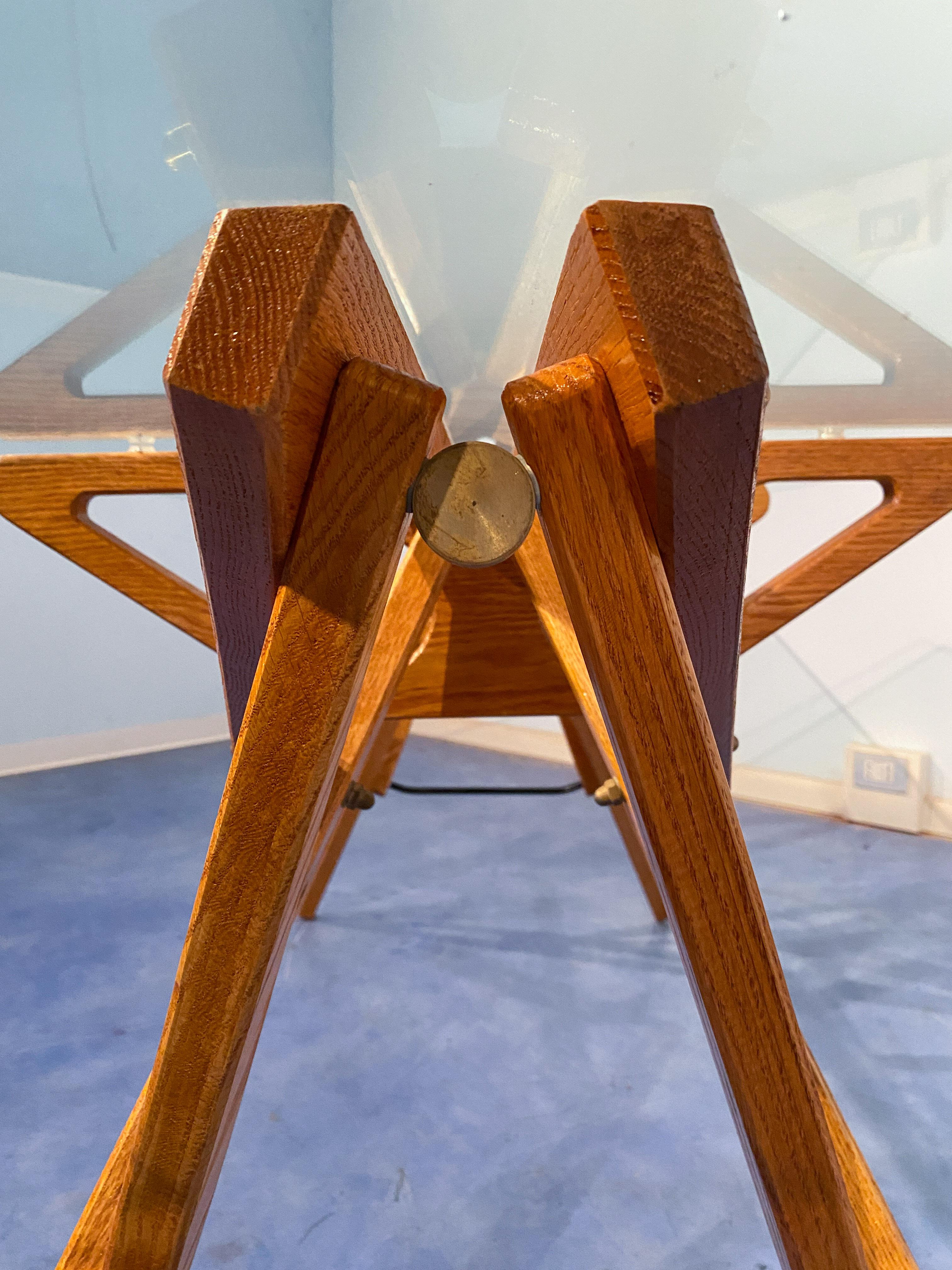 Italienischer „Reale“ Tisch, entworfen von Carlo Mollino, hergestellt von Zanotta, 1990 im Angebot 5