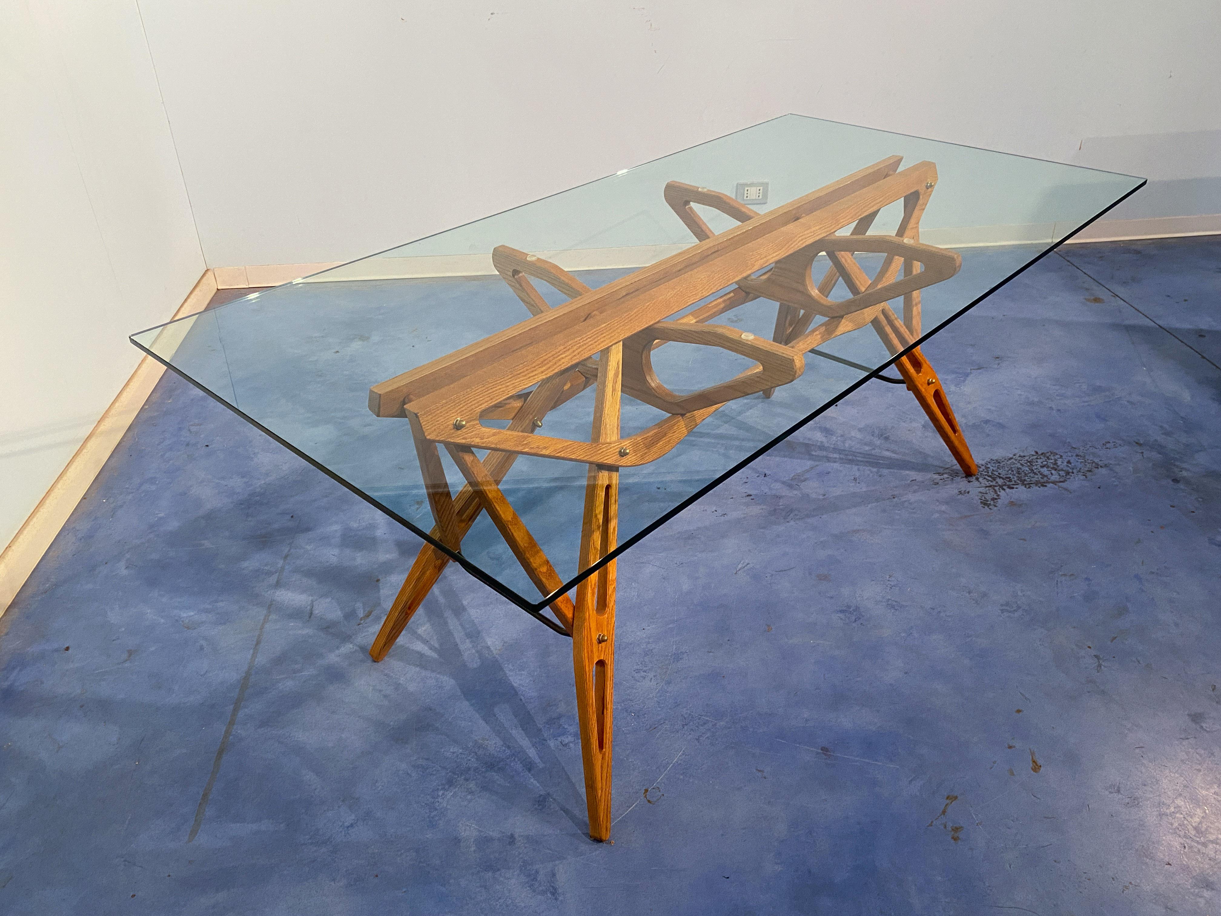 Italienischer „Reale“ Tisch, entworfen von Carlo Mollino, hergestellt von Zanotta, 1990 im Angebot 12