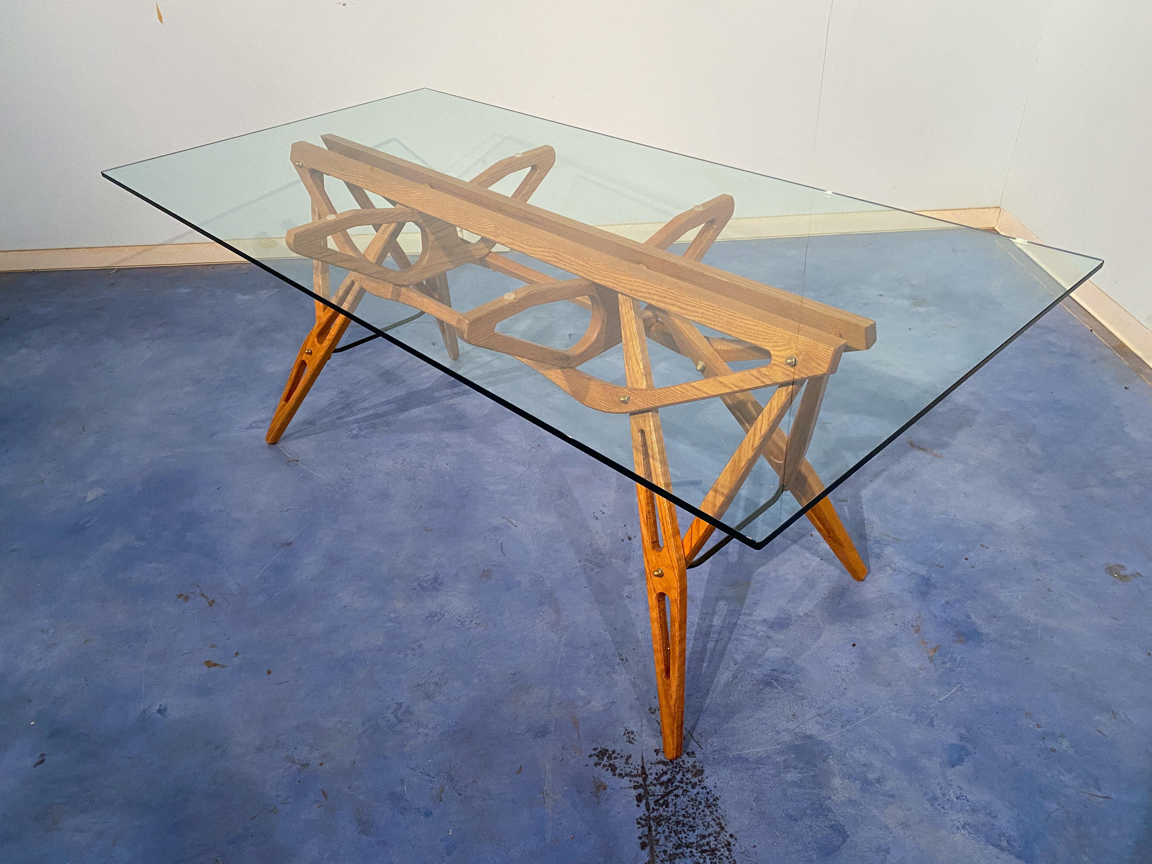 Italienischer „Reale“ Tisch, entworfen von Carlo Mollino, hergestellt von Zanotta, 1990 im Angebot 13