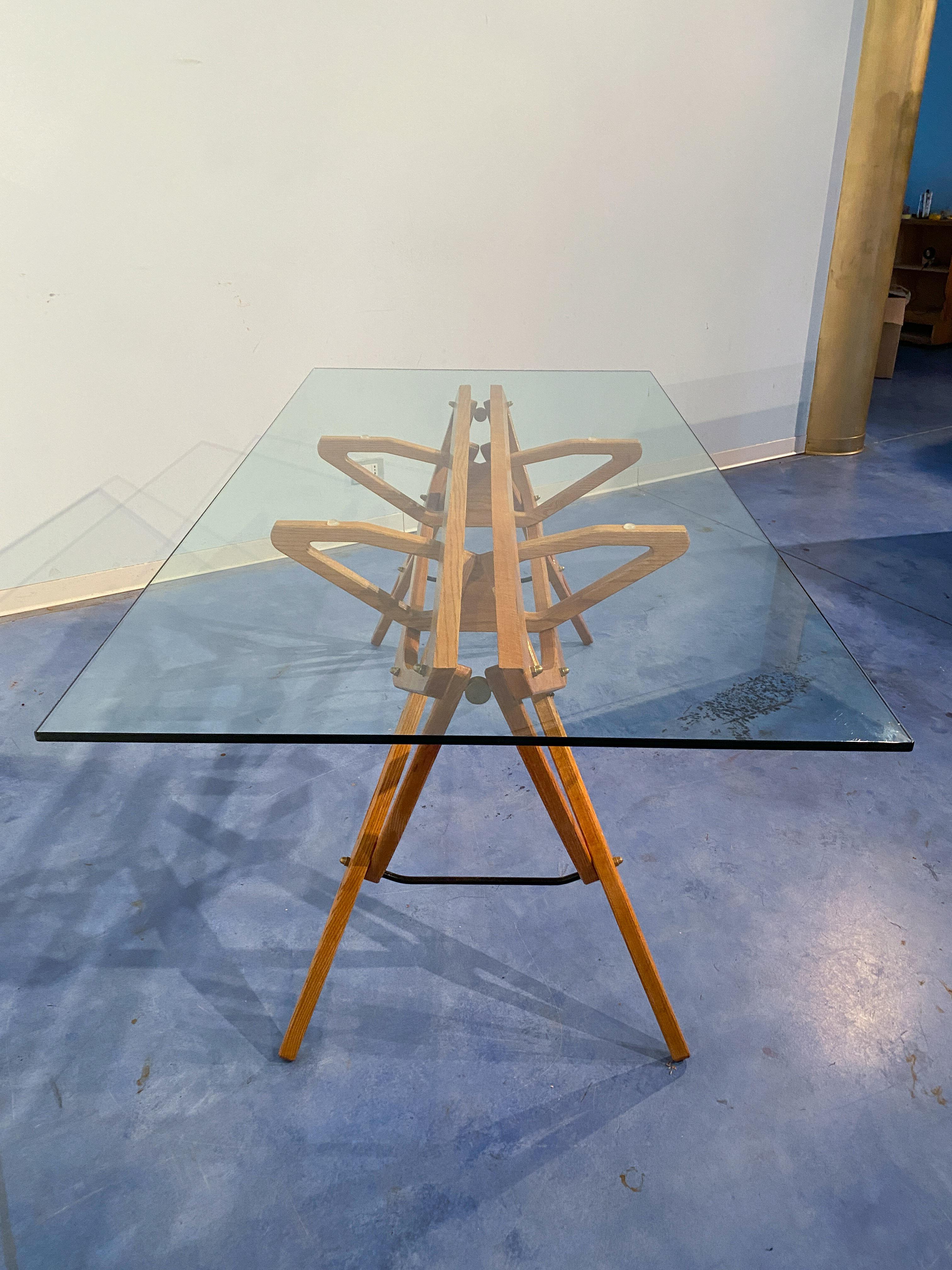Italienischer „Reale“ Tisch, entworfen von Carlo Mollino, hergestellt von Zanotta, 1990 im Angebot 1