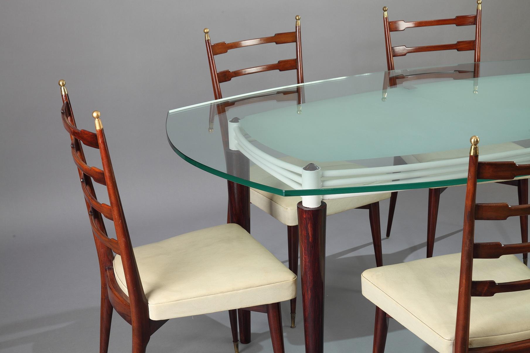 italian mahogany dining room set