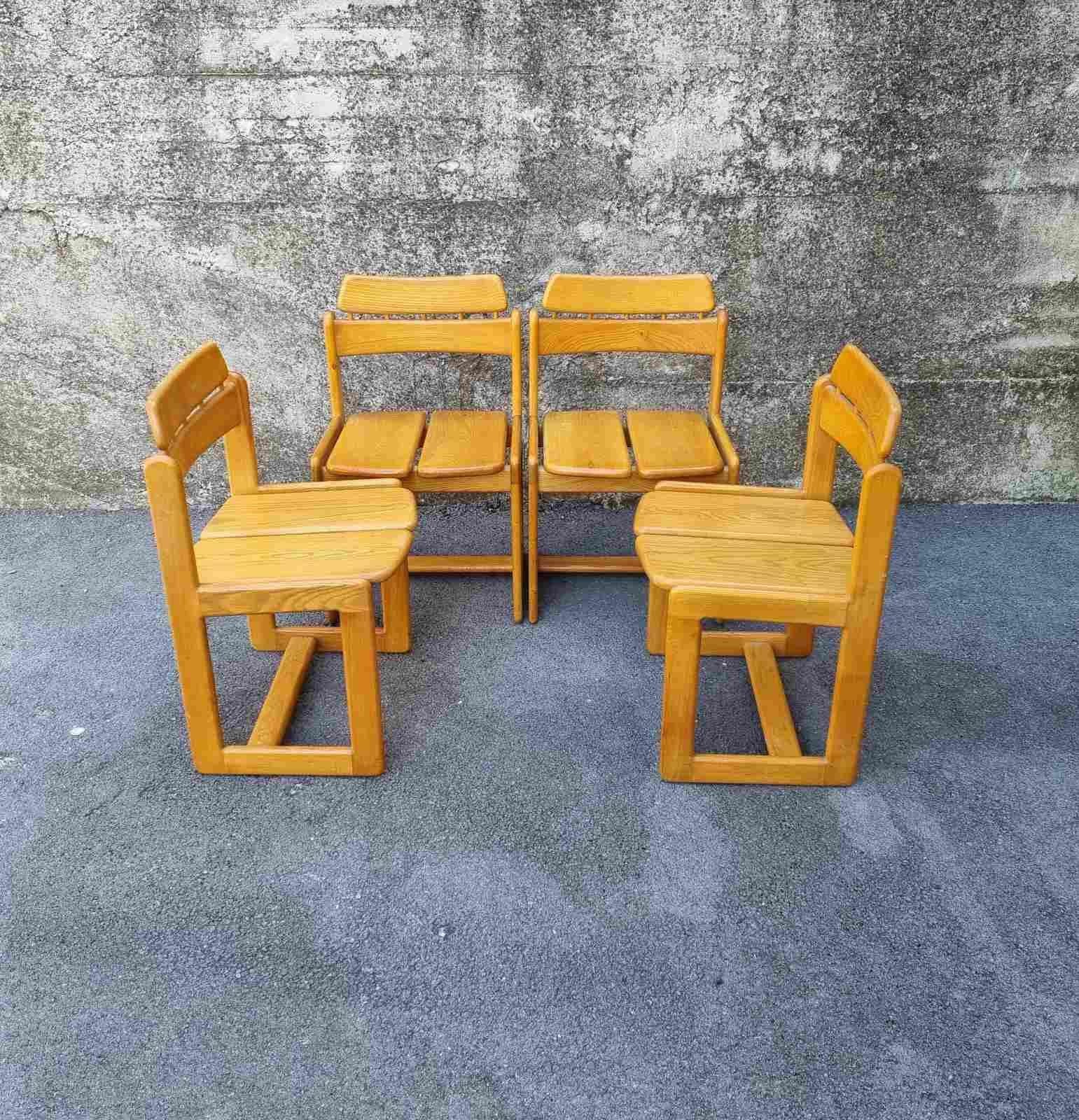 Italian Dining Set Tapiolina by Ilmari Tapiovaara for Fratelli Montina, 70s For Sale 7