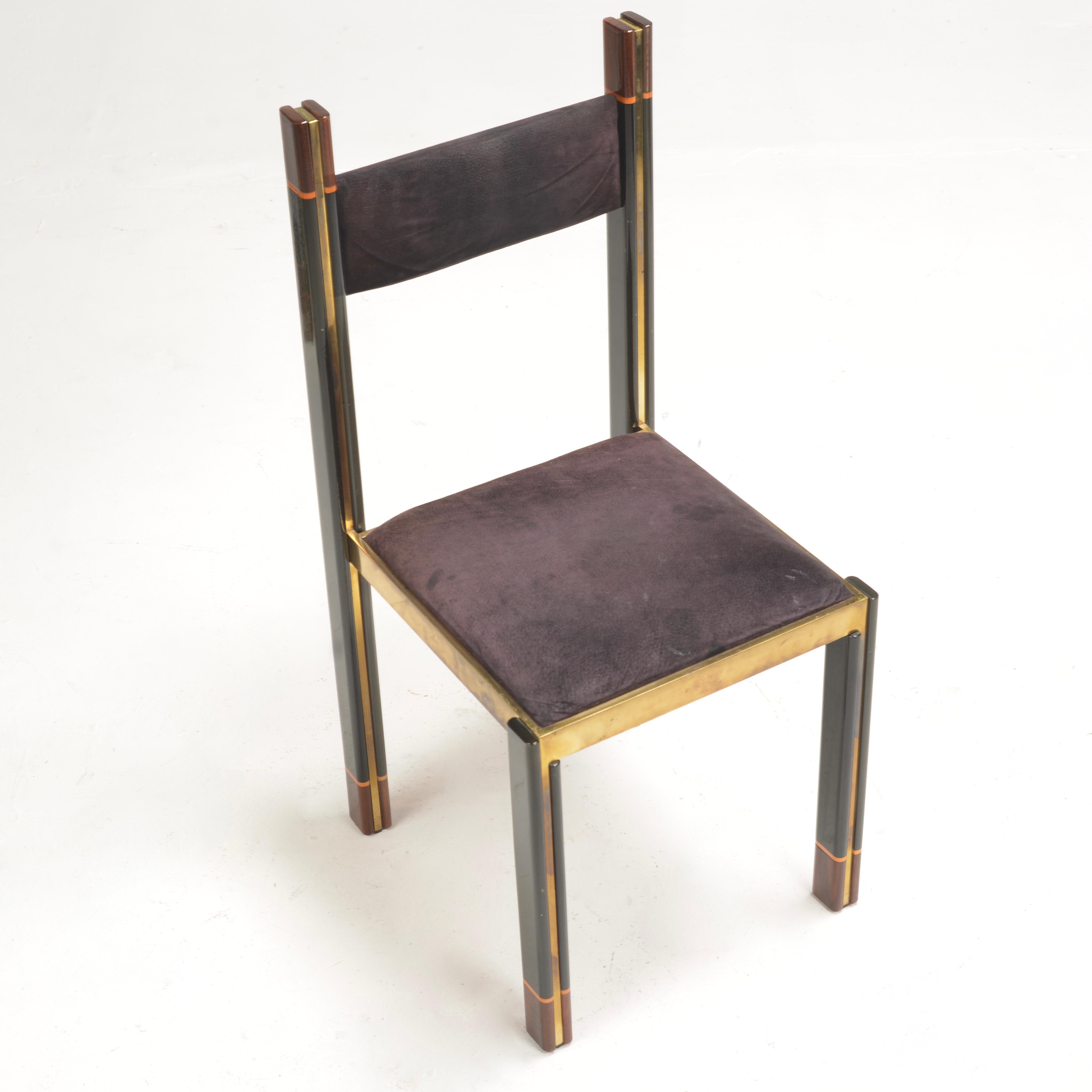 Italienische Esszimmergarnitur von Paolo Barracchia für Roman Deco, 1978 im Angebot 7