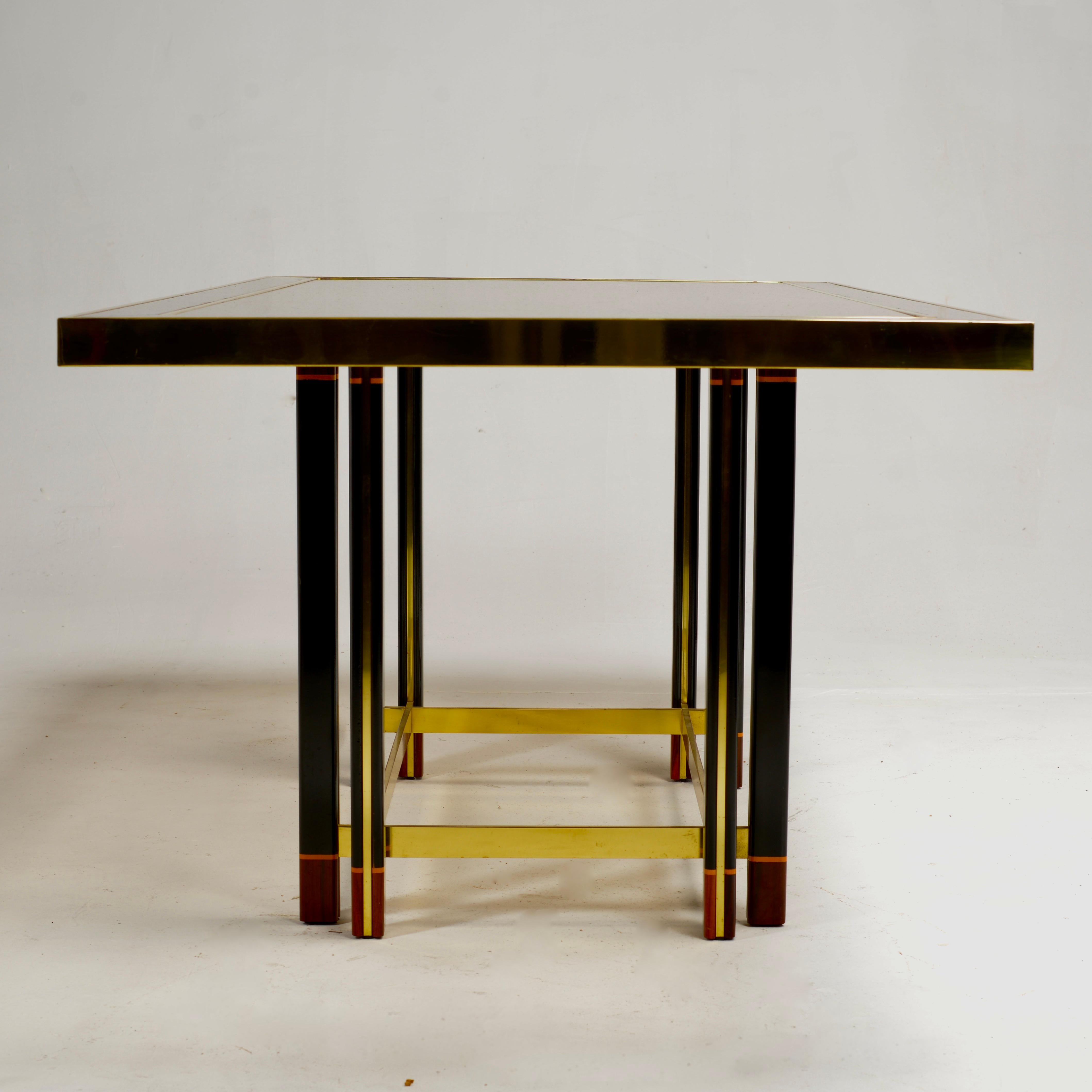 Italienische Esszimmergarnitur von Paolo Barracchia für Roman Deco, 1978 im Angebot 3