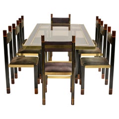 Suite da pranzo italiana di Paolo Barracchia per Roman Deco, 1978
