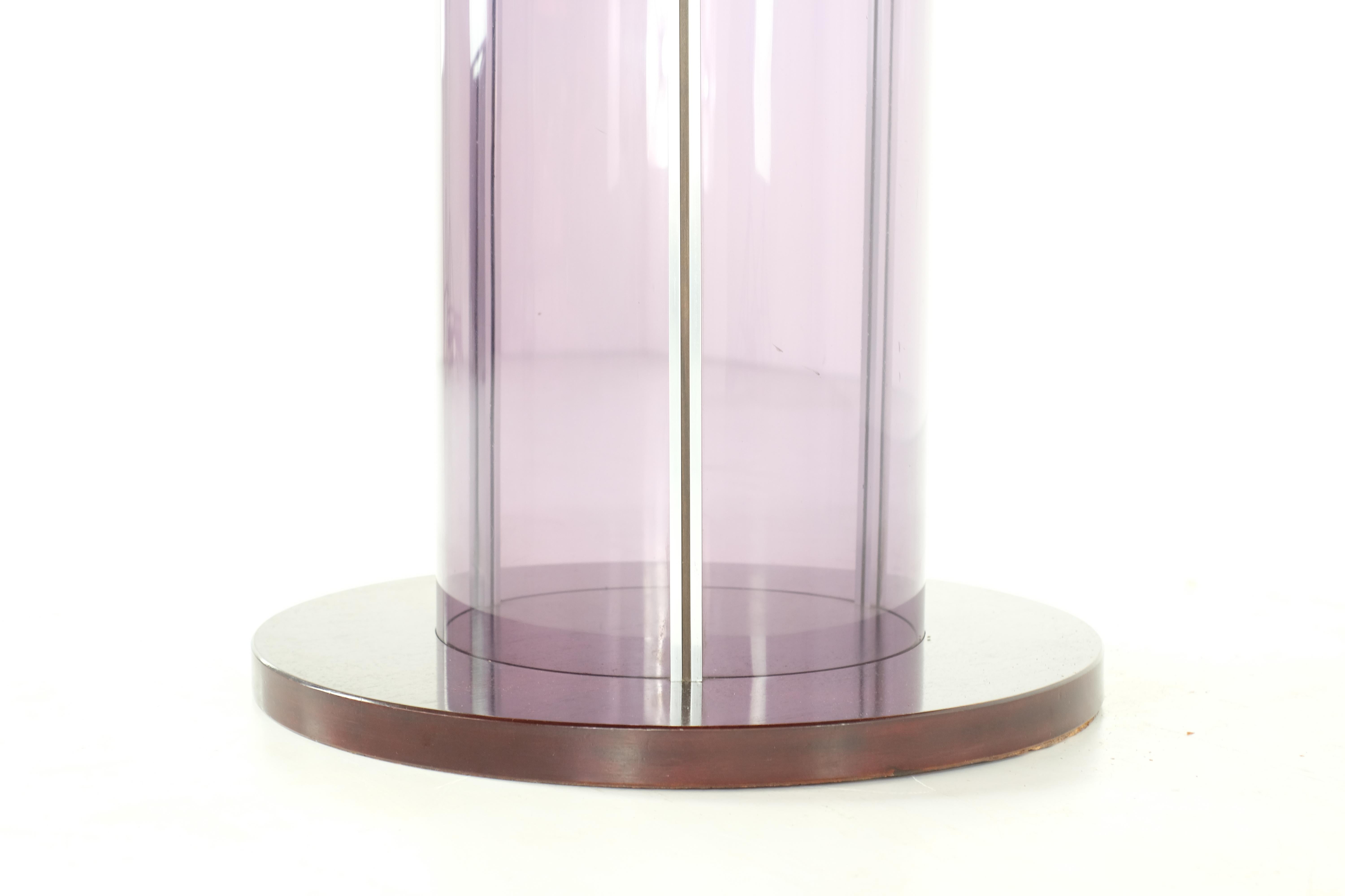 Plexiglas Table de salle à manger italienne - années 1970 en vente