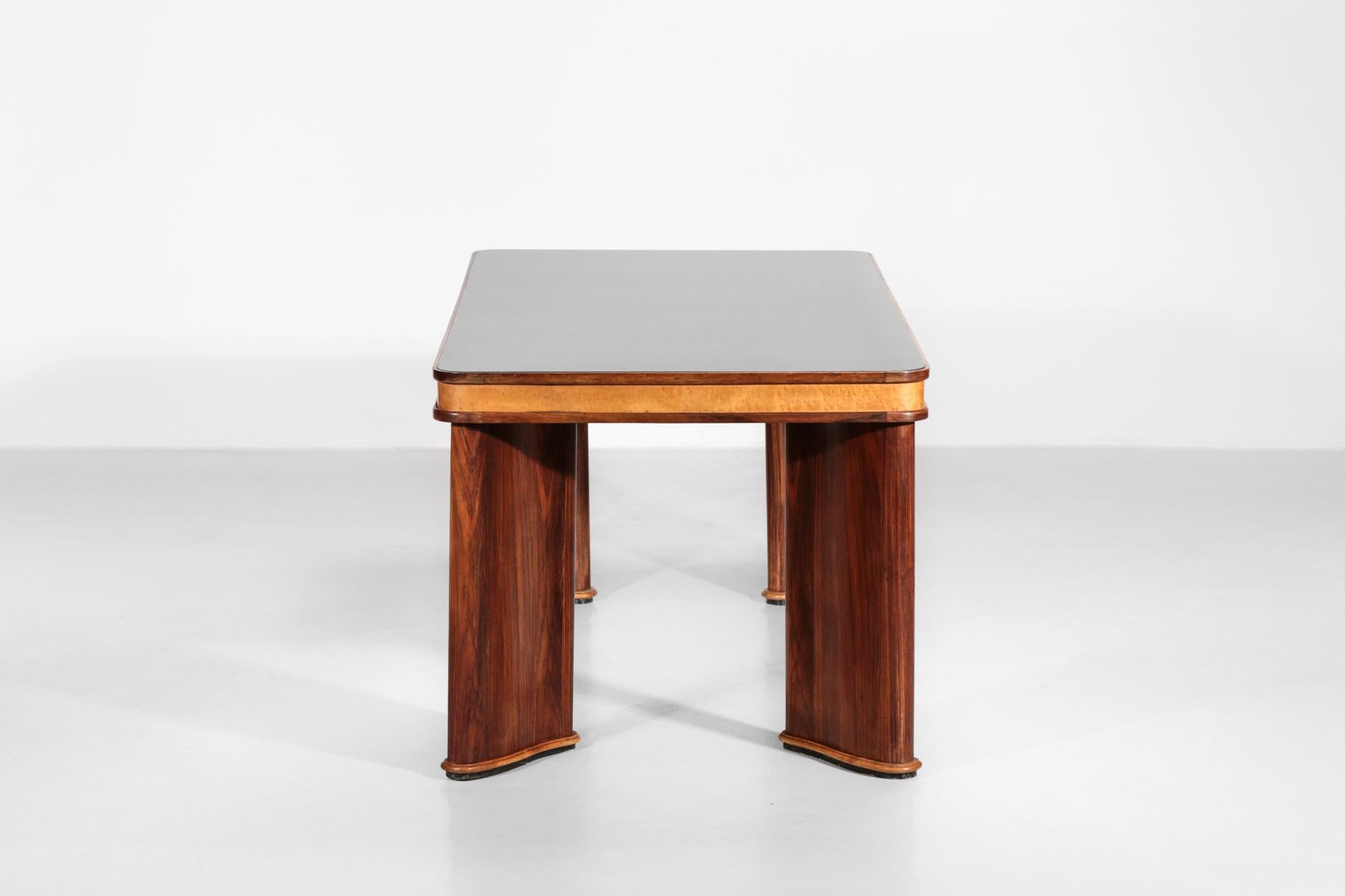 Italian Dining Table Attributed to Osvaldo Borsani, 1950s In Good Condition In Lyon, FR