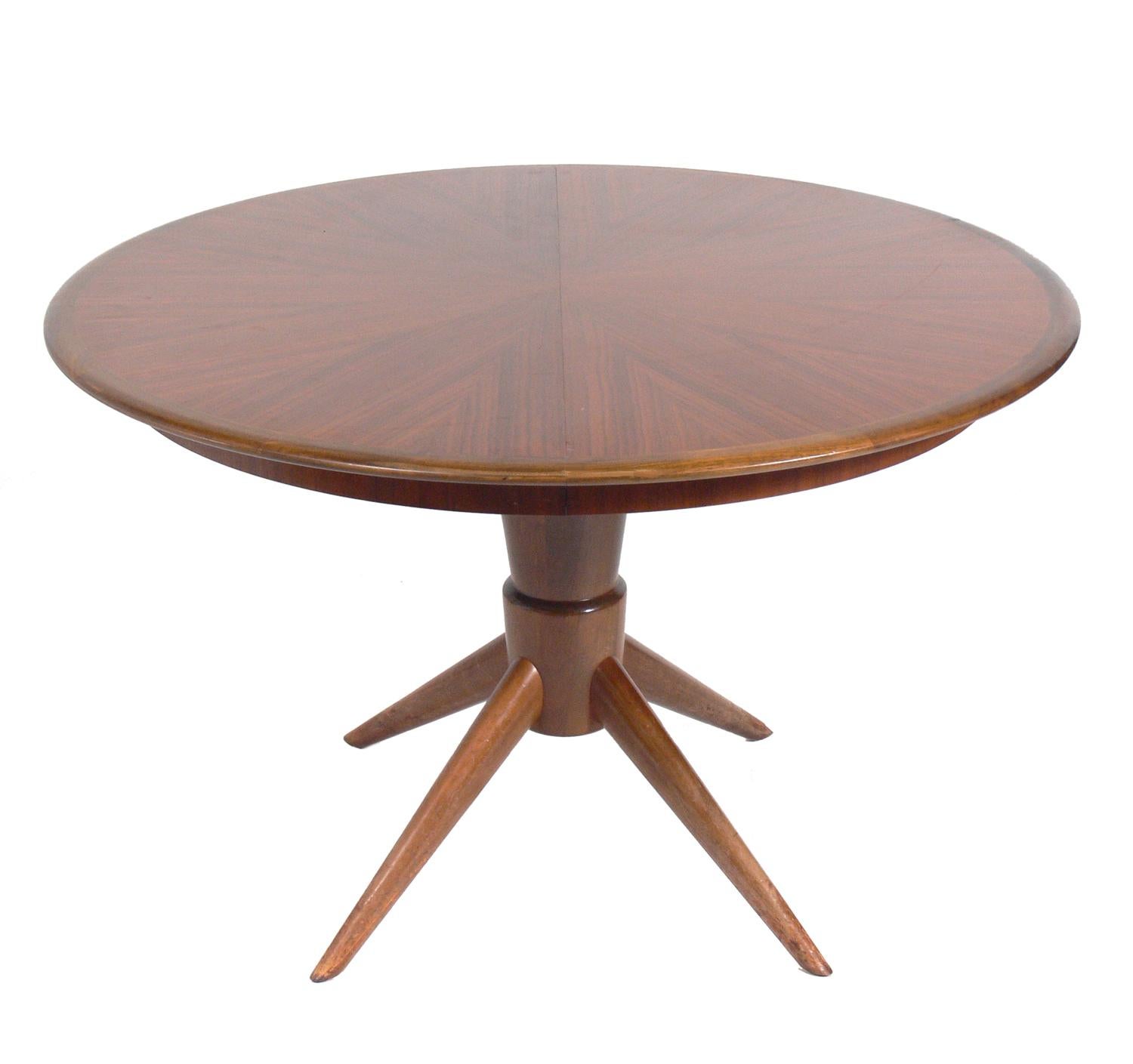 Mid-Century Modern Italian Dining Table Attributed to Melchiorre Bega