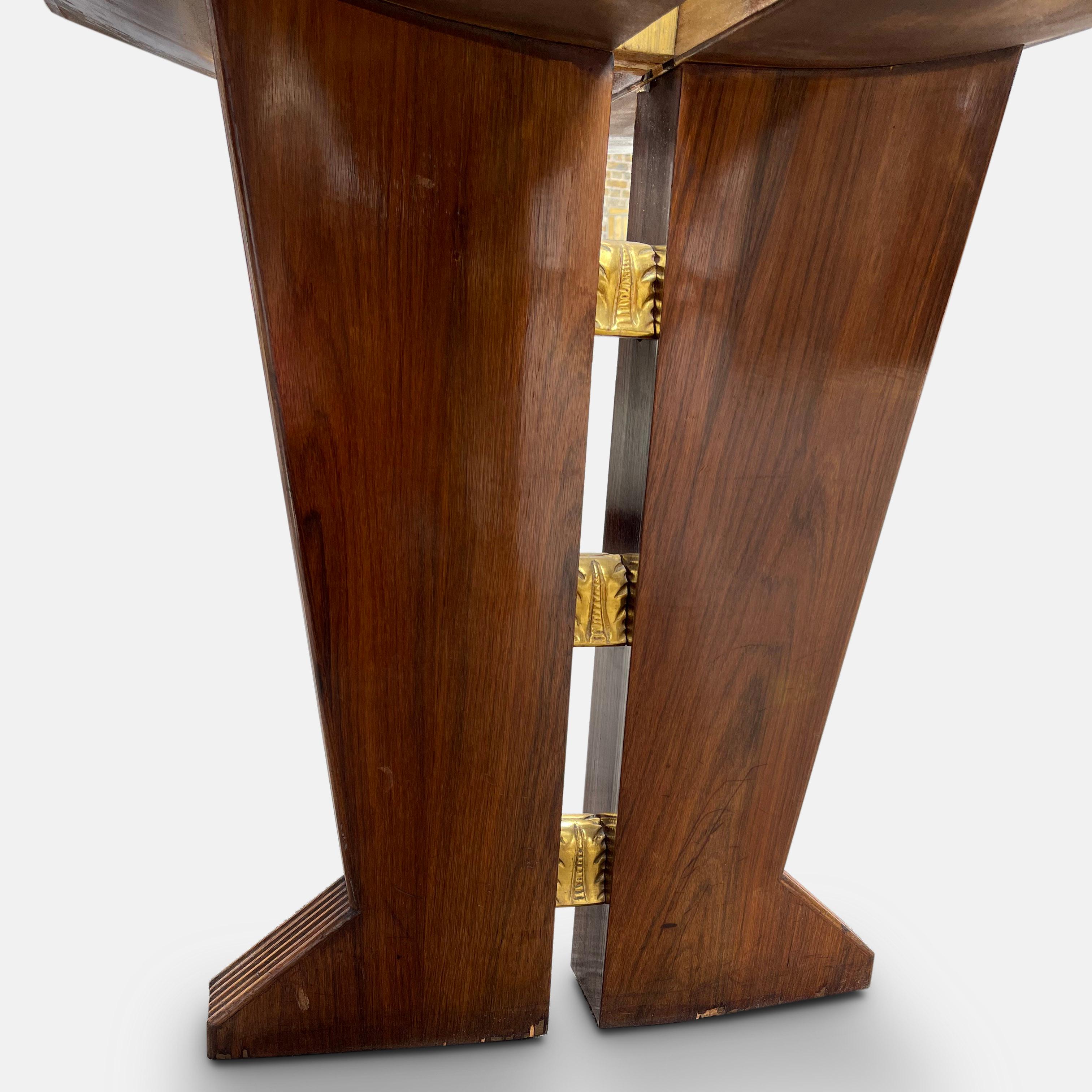 Mid-Century Modern Dining Table by Carlo Alberto Bordogna, made by Colli, Torino, circa 1950 For Sale