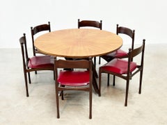 Italian dining table by Ennio Fazioli and Ico Parisi for Mim Roma