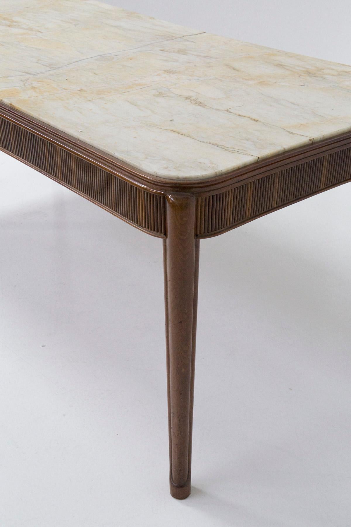 Mid-Century Modern Italien  Table à manger Gino Rancati en vente