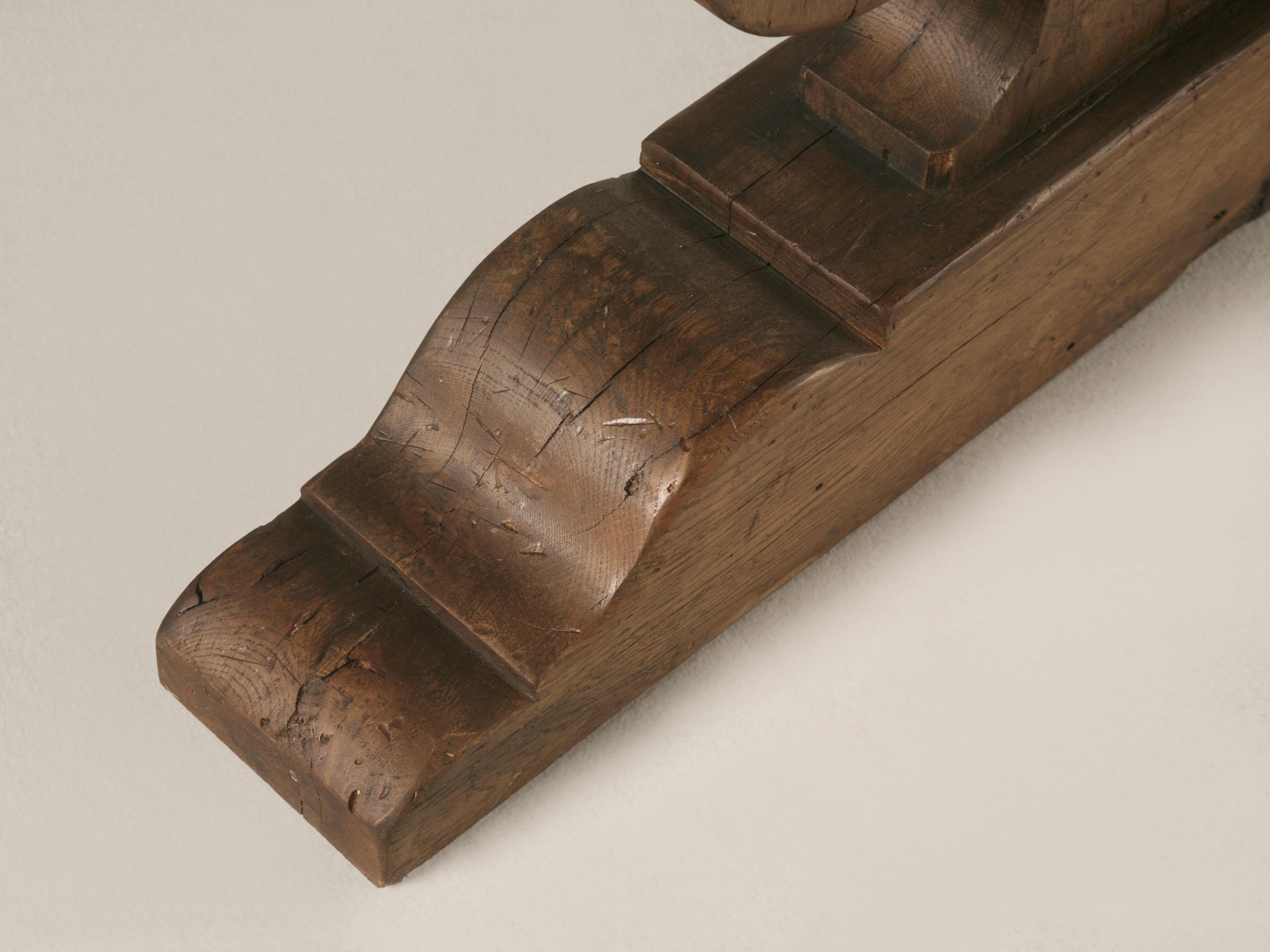 Table de salle à manger italienne en chêne récupéré, fabriquée à la main par Old Plank dans toutes les dimensions en vente 3