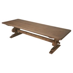 Table de salle à manger italienne en chêne récupéré, fabriquée à la main par Old Plank dans toutes les dimensions