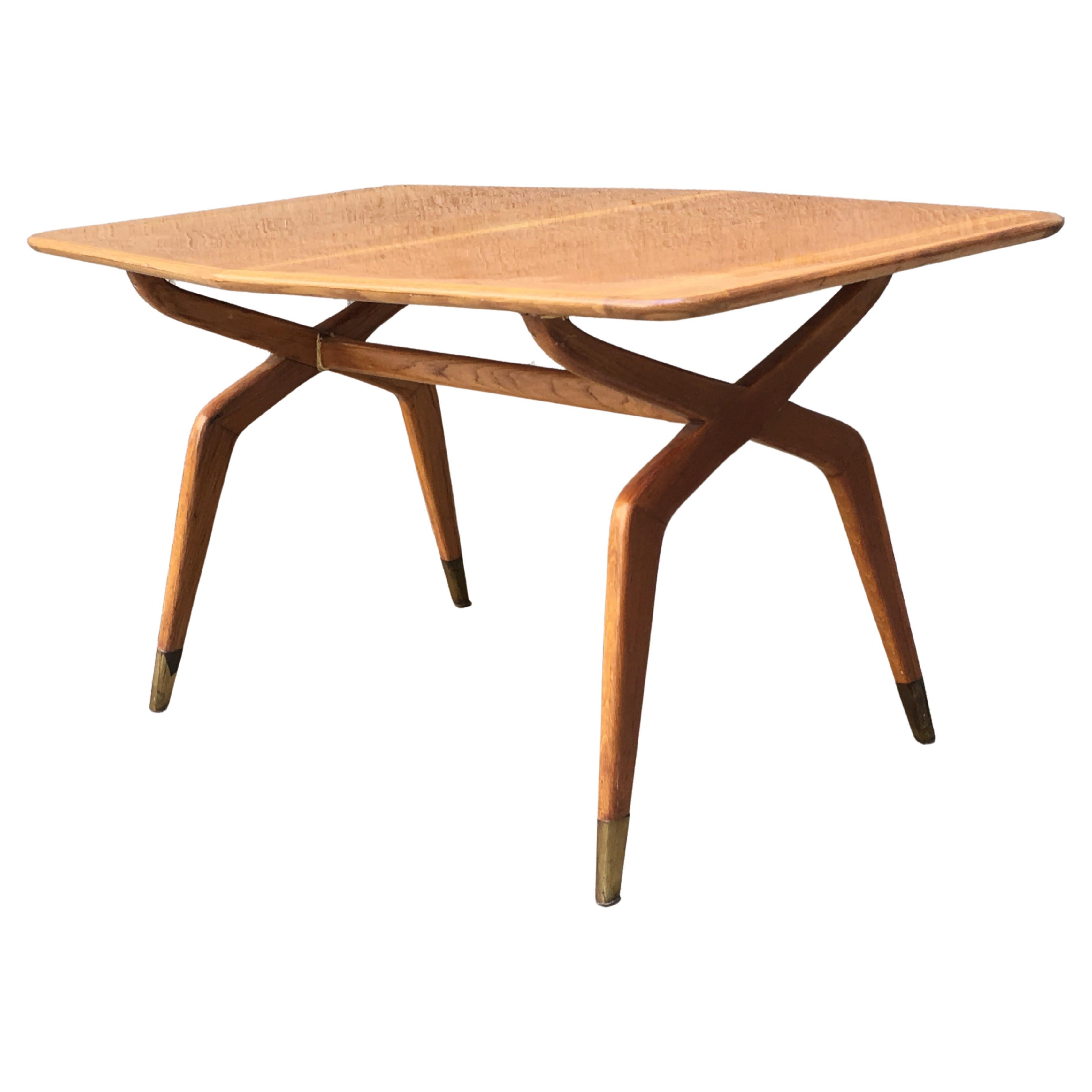 Italian Dining Table in the Spirit of Gio Ponti, 1950s For Sale
