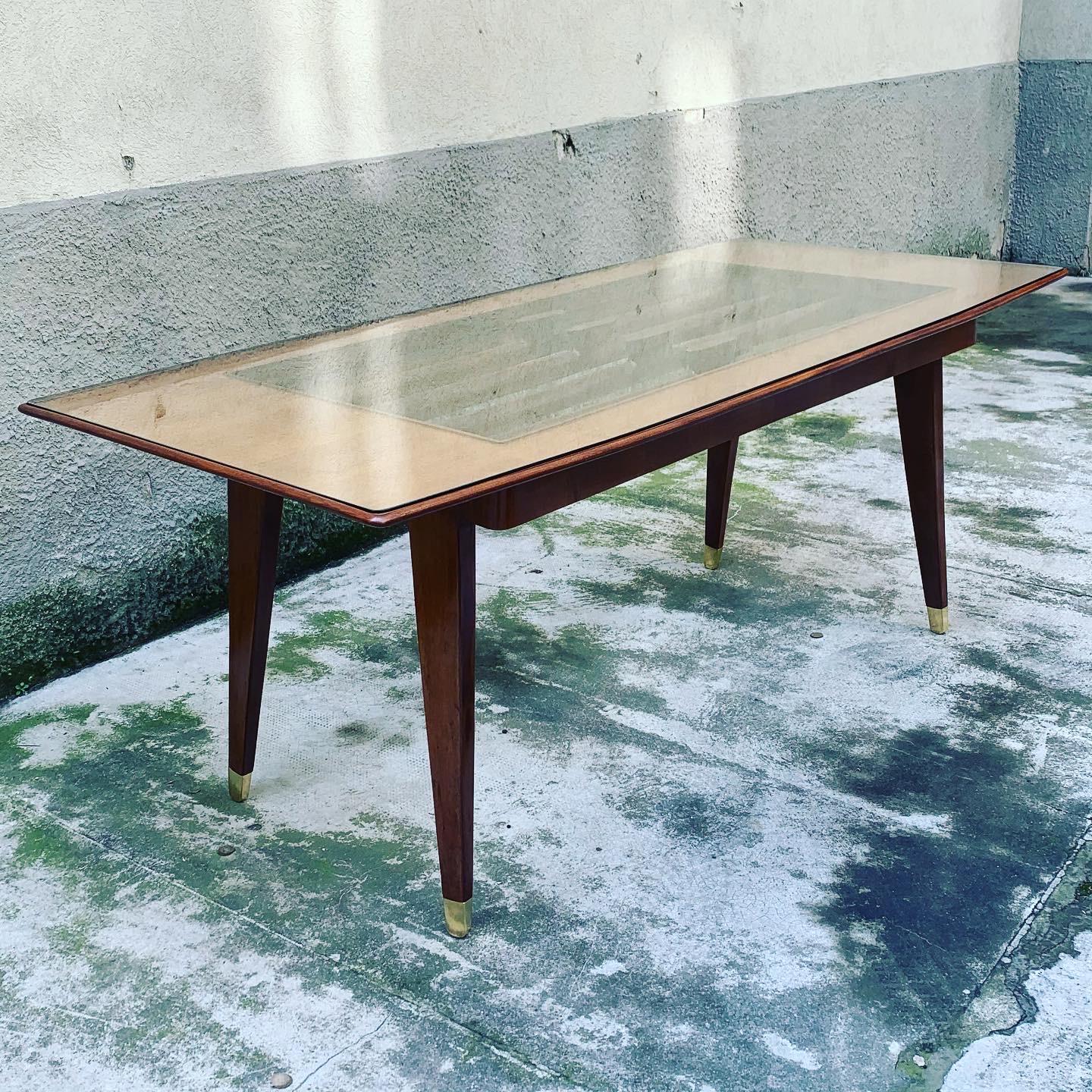Italian Dining Table in the Style of Ico Parisi, 1950s In Good Condition For Sale In Milano, IT