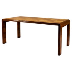 Italian Dining Table with Checkered Inlay in the Style of Paolo Buffa, Italy