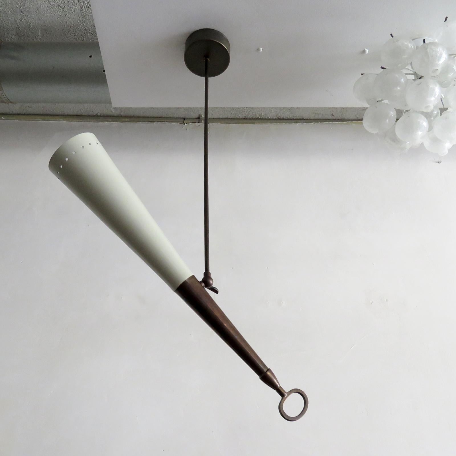 Organic Modern Italian Directional Pendant Light For Sale
