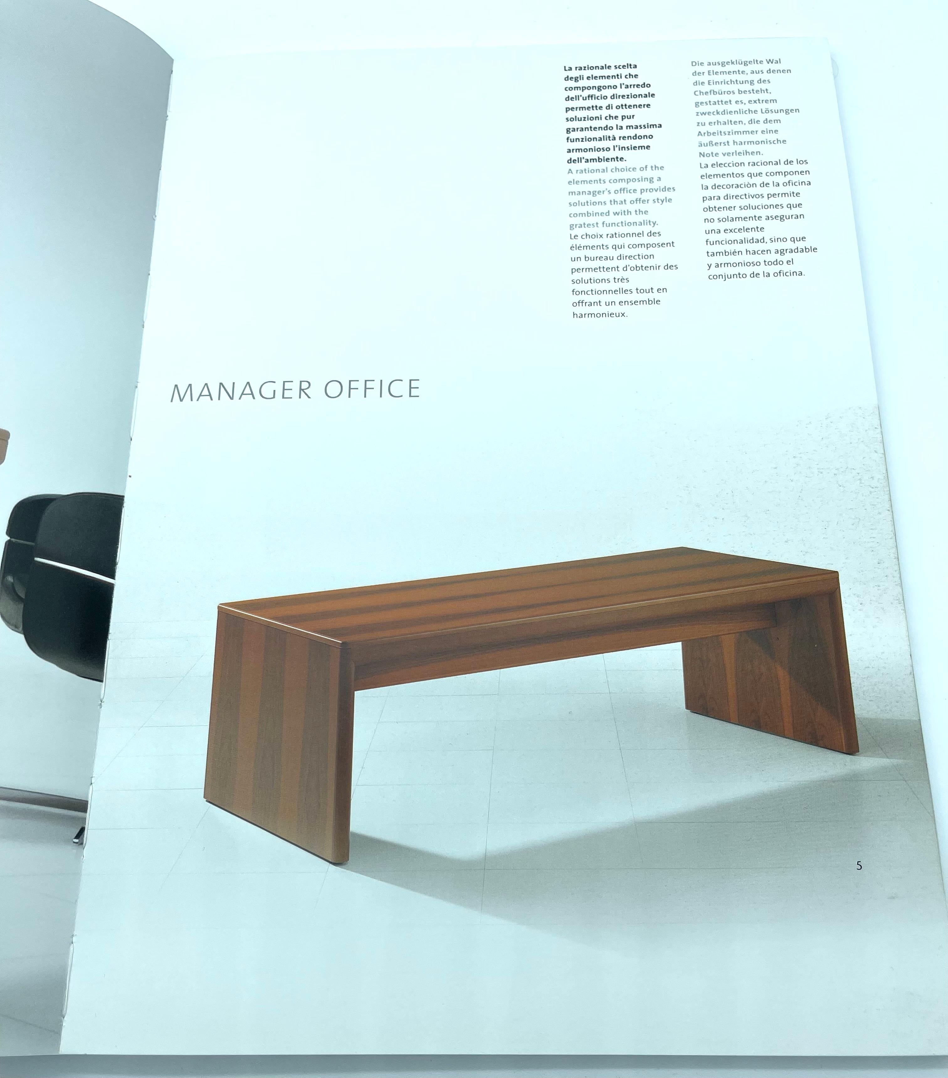 Italian Direction's Desk by Roberto Danesi for Maison Frezza For Sale 2