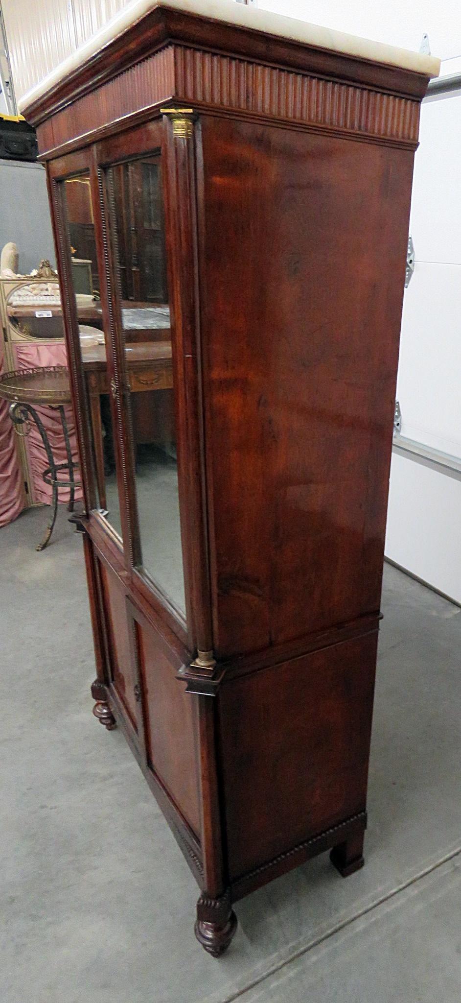 Italian Directoire Style Marble-Top Cabinet 2