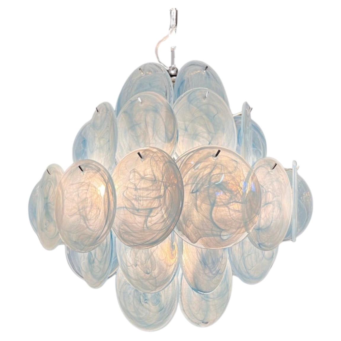 Italian Disc Murano chandelier