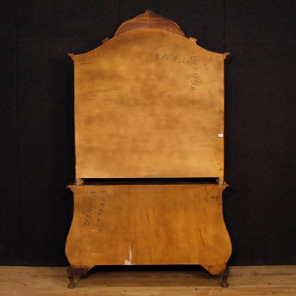 Italian Display Cabinet in Inlaid Wood from 20th Century 4