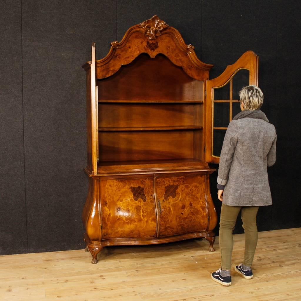 Italian Display Cabinet in Inlaid Wood from 20th Century 6