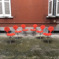 Italian DKR Wire Chair with Bikini Cover by Charles & Ray Eames for Vitra, 1960s