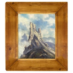Dolomiti italiane Olio su tela