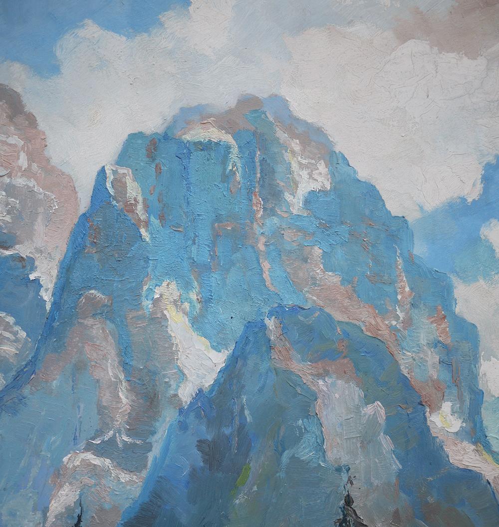 Other Italian Dolomites Painting, Monte Pelmo, Erardi R. 1948