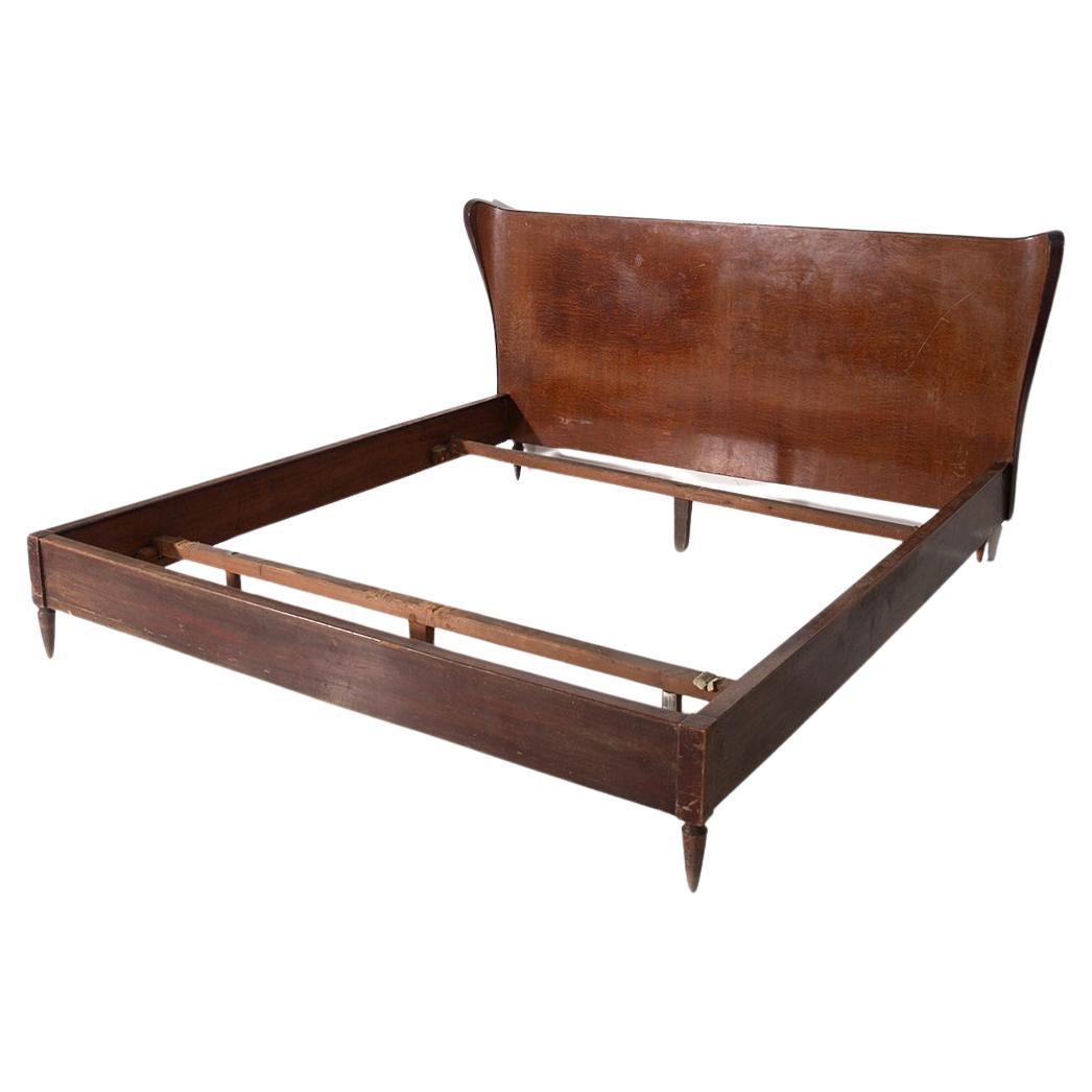 Italian double bed by Paolo Buffa and Serafino Arrighi