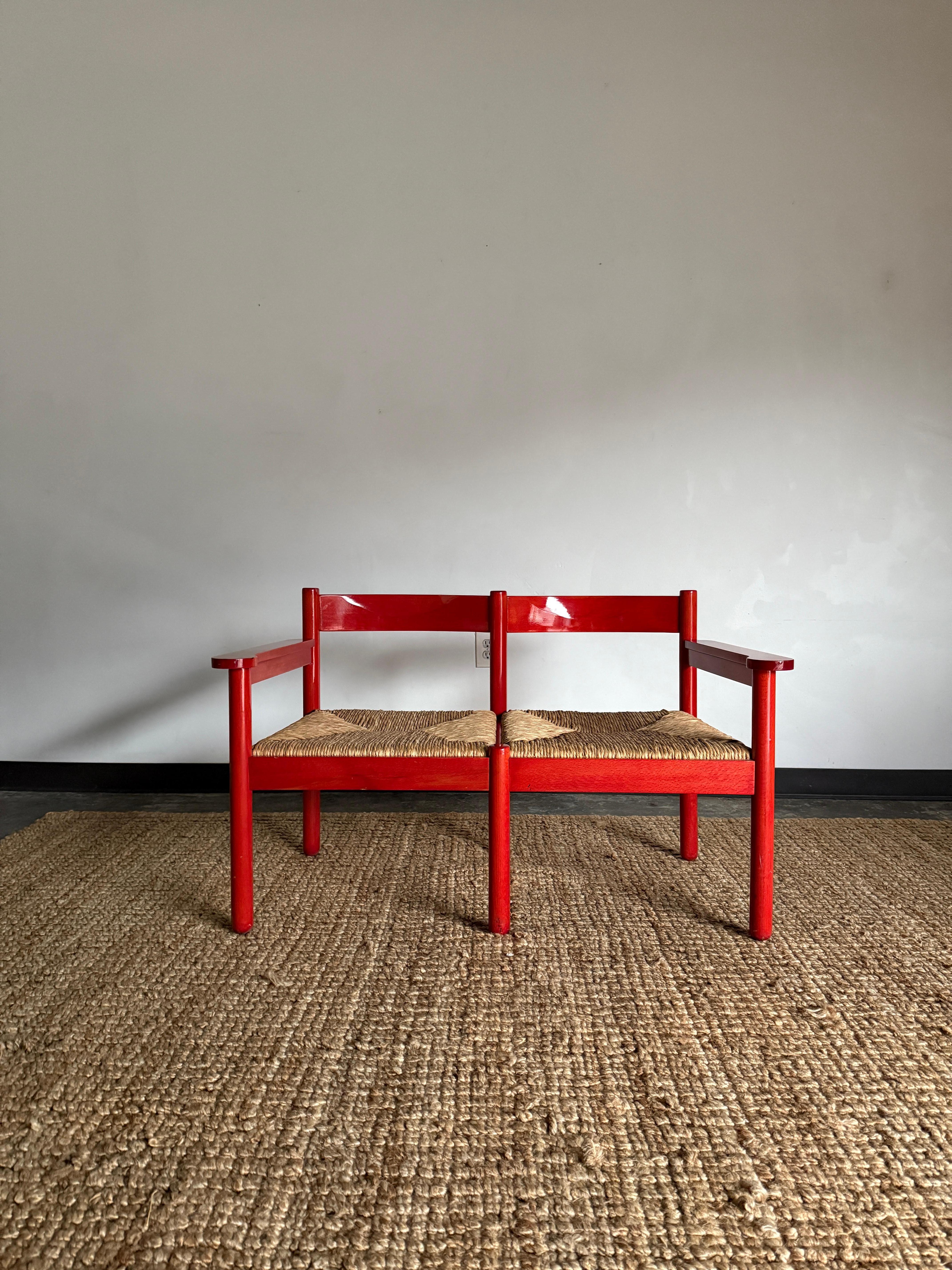 Mid-Century Modern Italian Double Chair