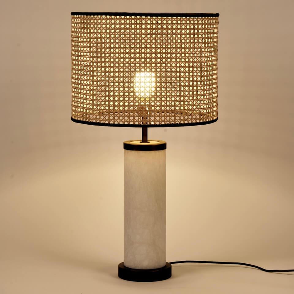 Galvanisé Lampe de bureau italienne à double éclairage « Hortensia »  en vente