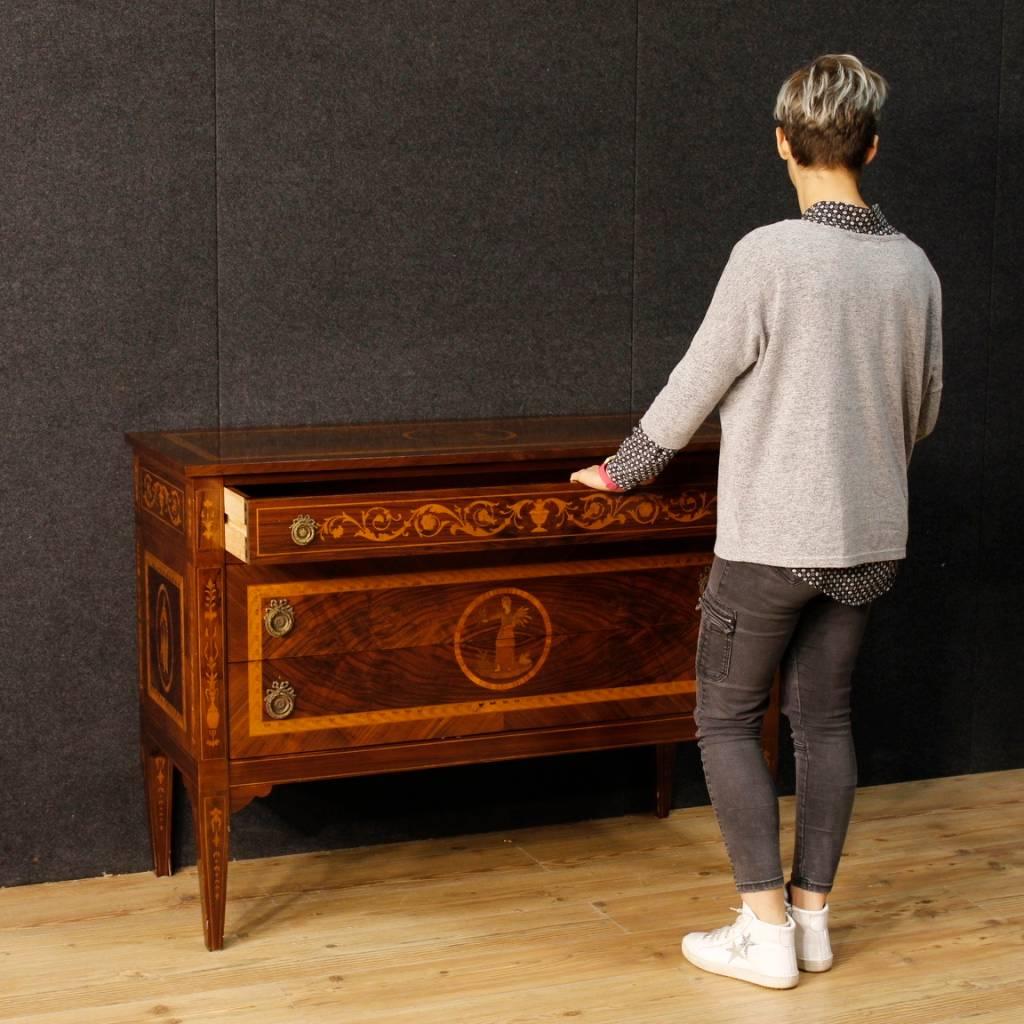 Italian Dresser in Inlaid Wood in Louis XVI Style from 20th Century 7