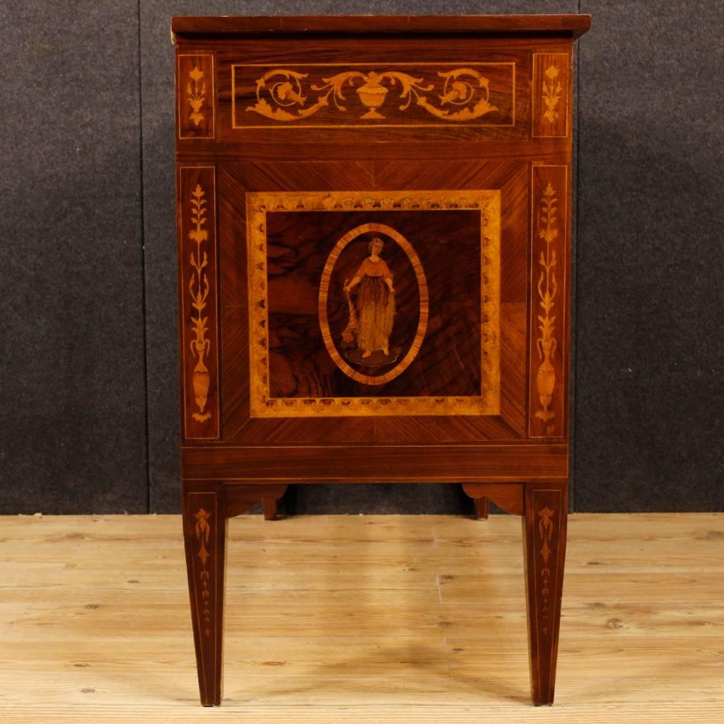 Italian Dresser in Inlaid Wood in Louis XVI Style from 20th Century 2