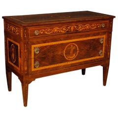 Italian Dresser in Inlaid Wood in Louis XVI Style from 20th Century