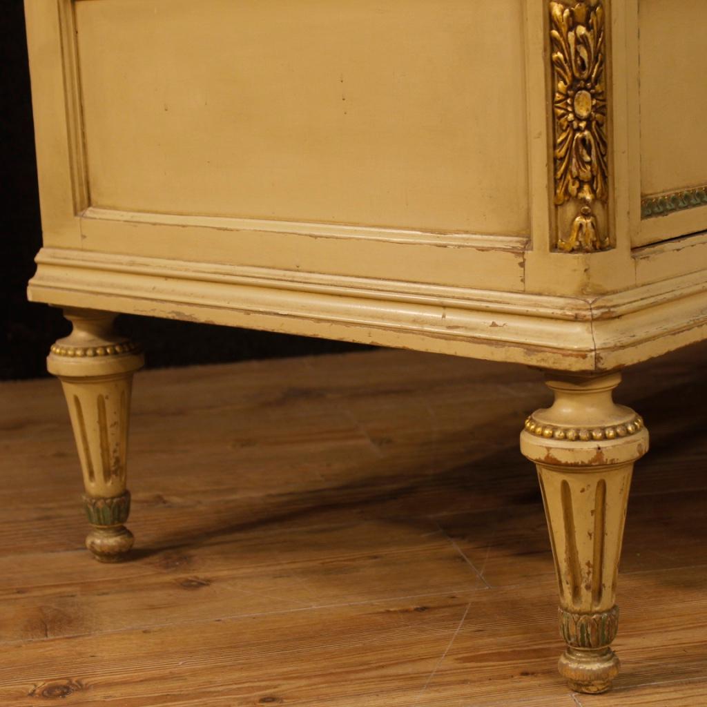  Italian Dresser with Mirror in Louis XVI Style in Lacquered Wood 3