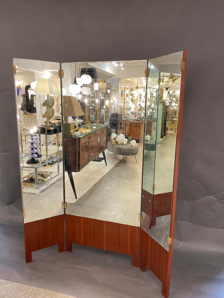 Mid-Century Modern Italian Dressing Mirror, Italy, 1940s For Sale