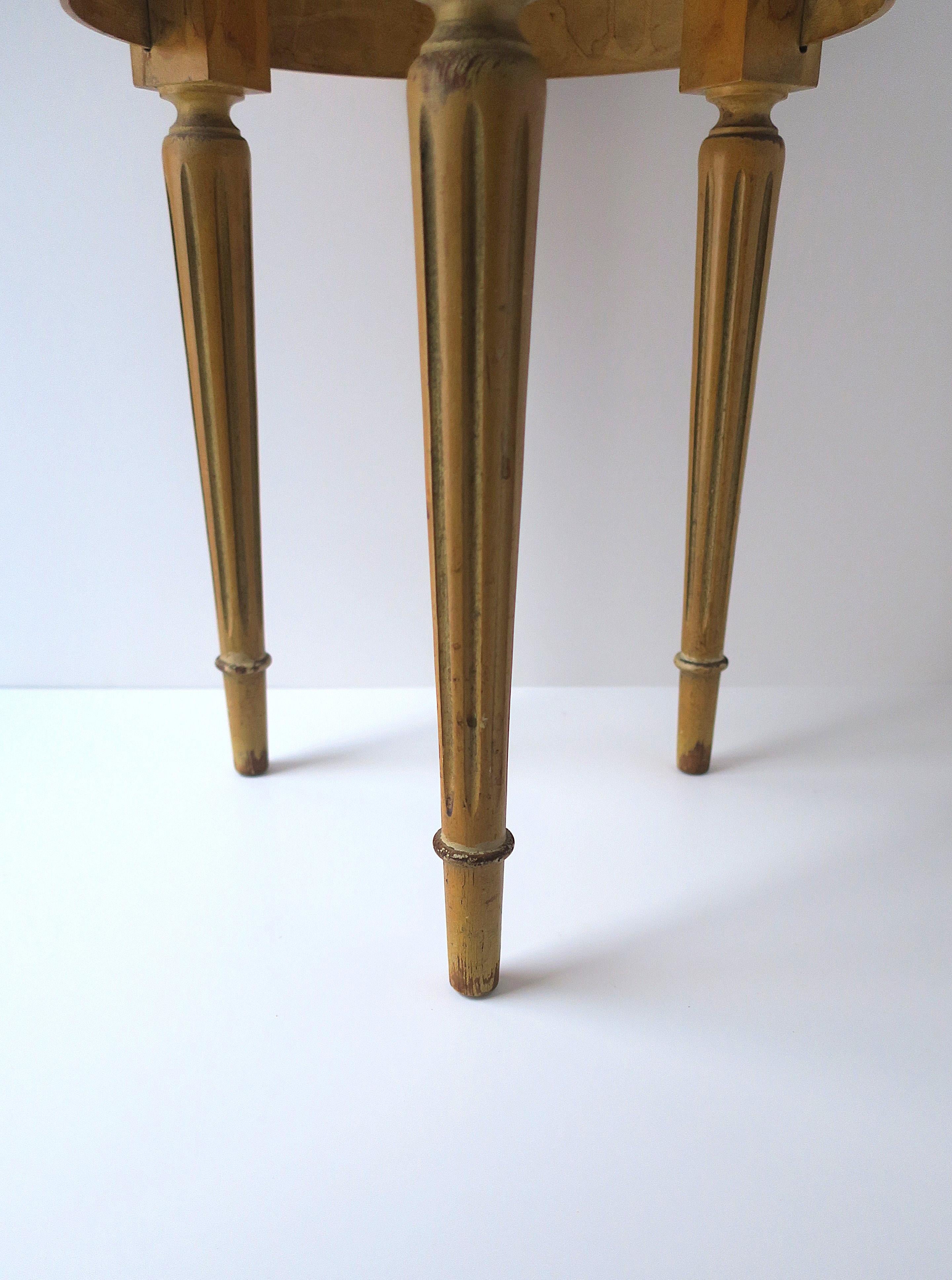 Italian Drinks Table Marble Top Neoclassical Style For Sale 3