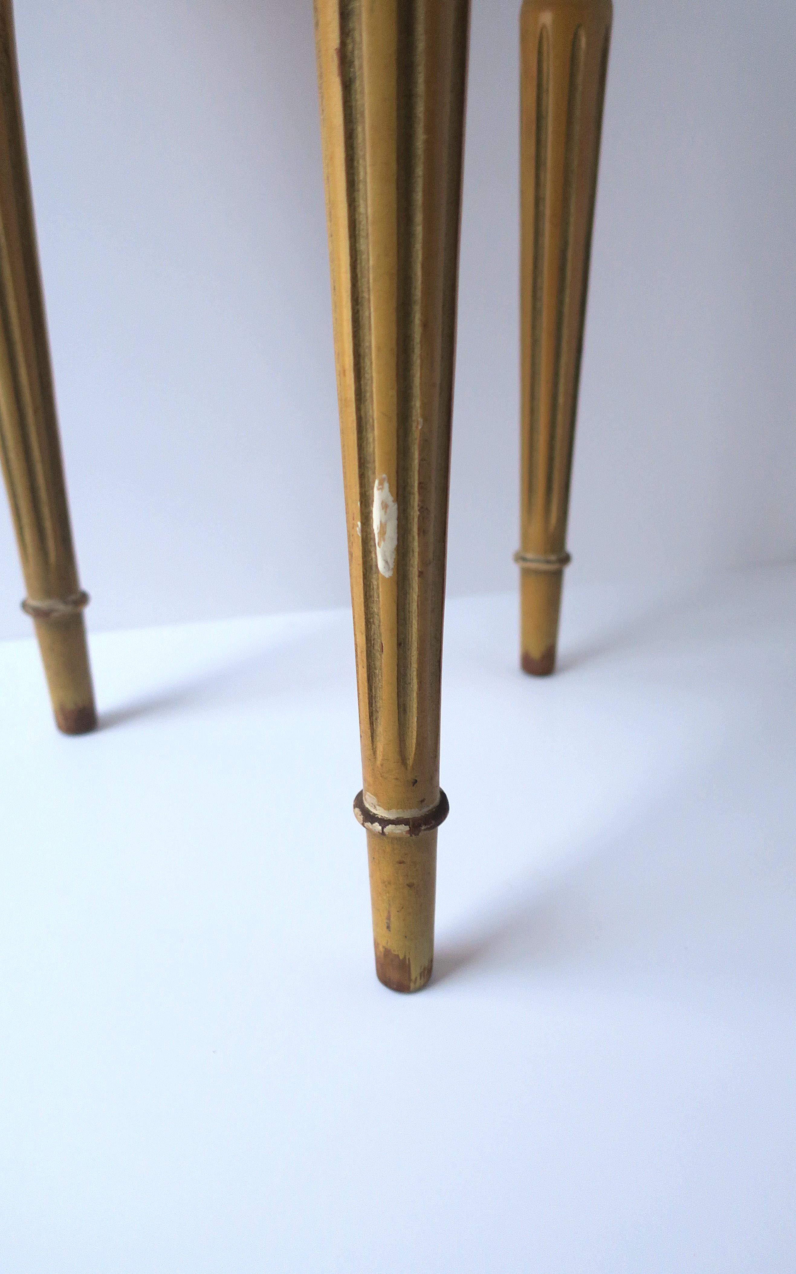 Italian Drinks Table Marble Top Neoclassical Style For Sale 4