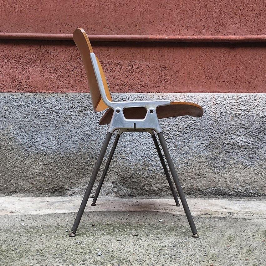 Beech Italian DSC 106 Chair by Giancarlo Piretti for Anonima Castelli, 1965