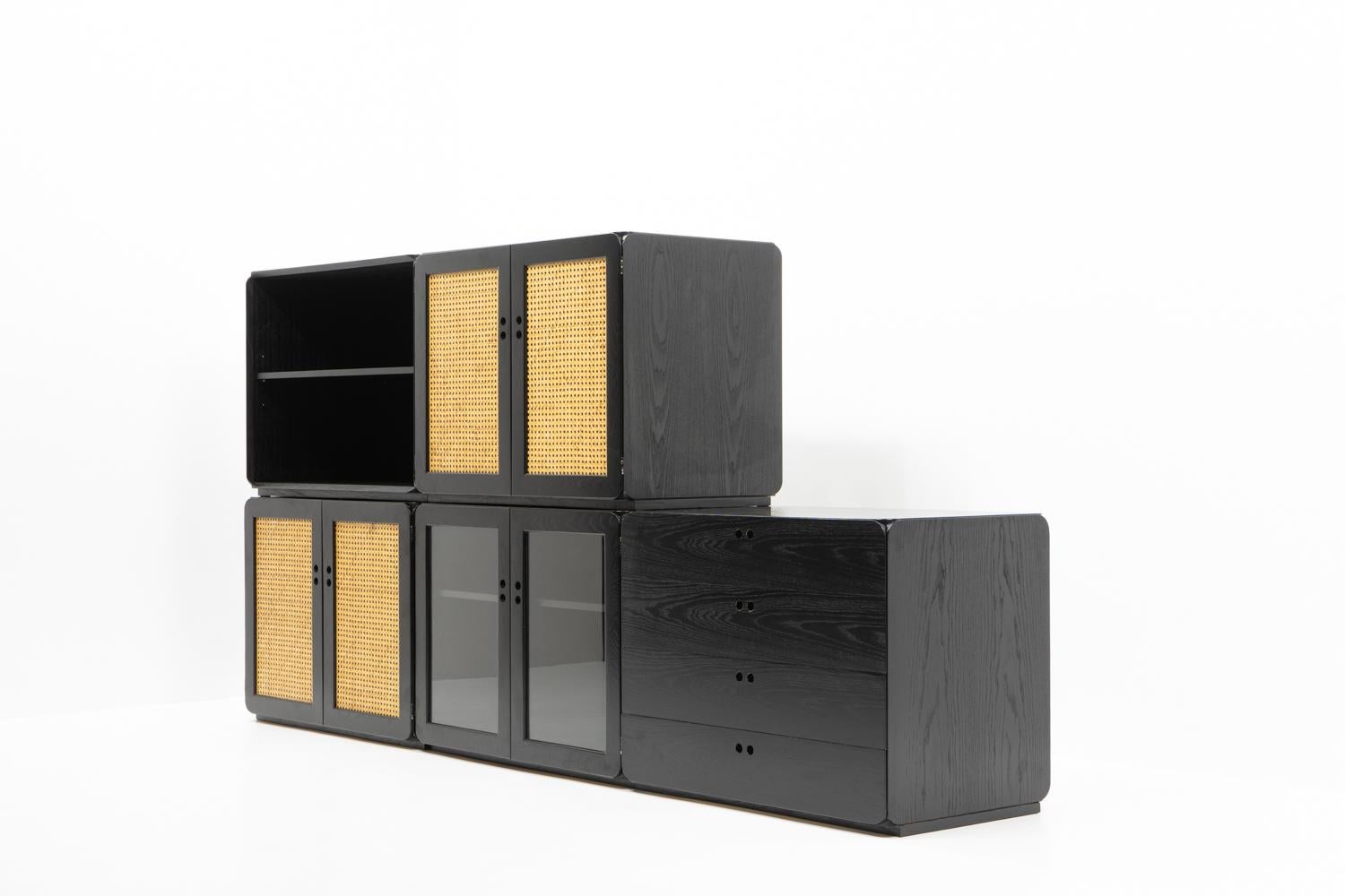 Late 20th Century Italian / Dutch Design Derk Jan De Vries, Samara Storage Unit – 1970s For Sale