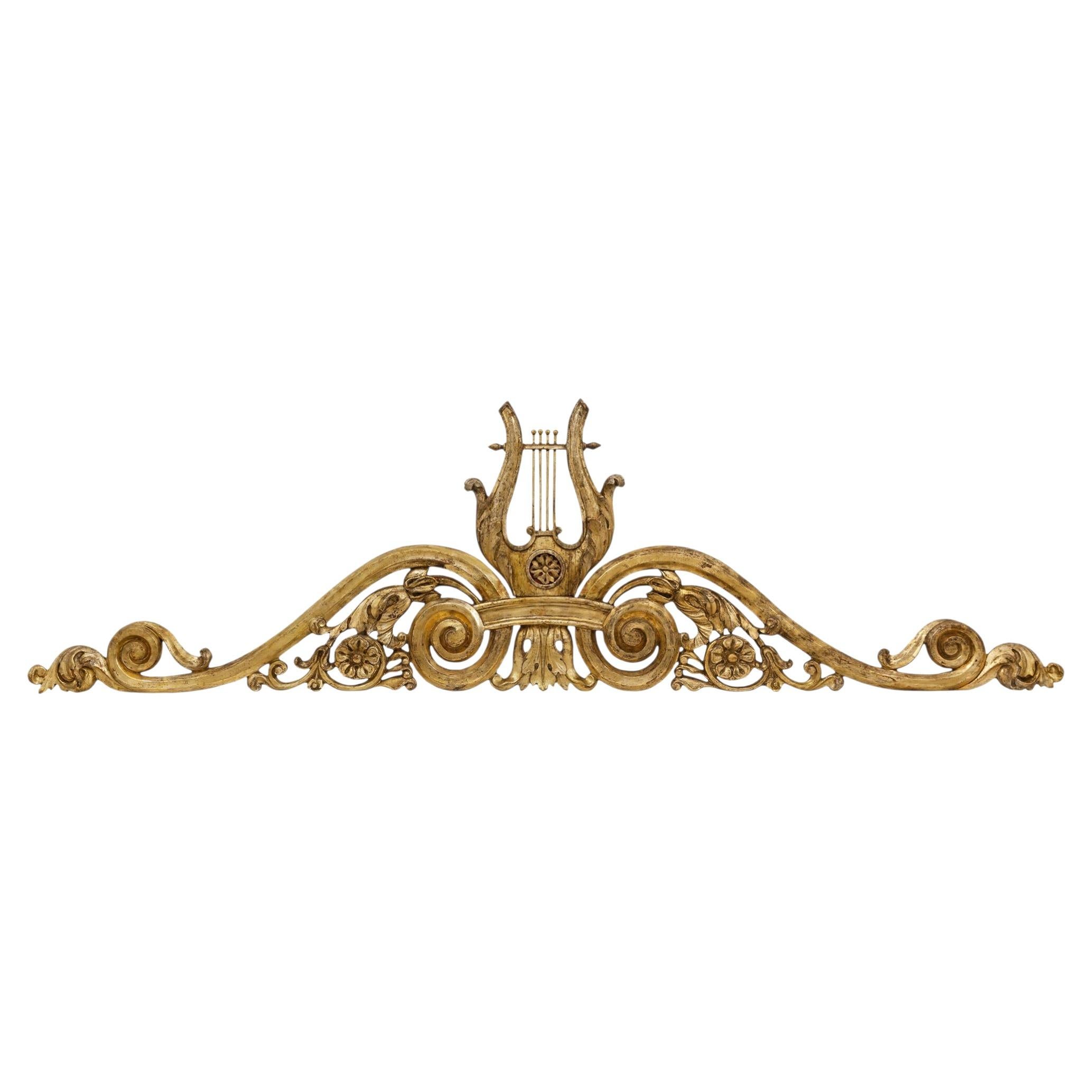 Décor mural italien du début du 18e siècle, de style baroque, représentant la Mecque en vente