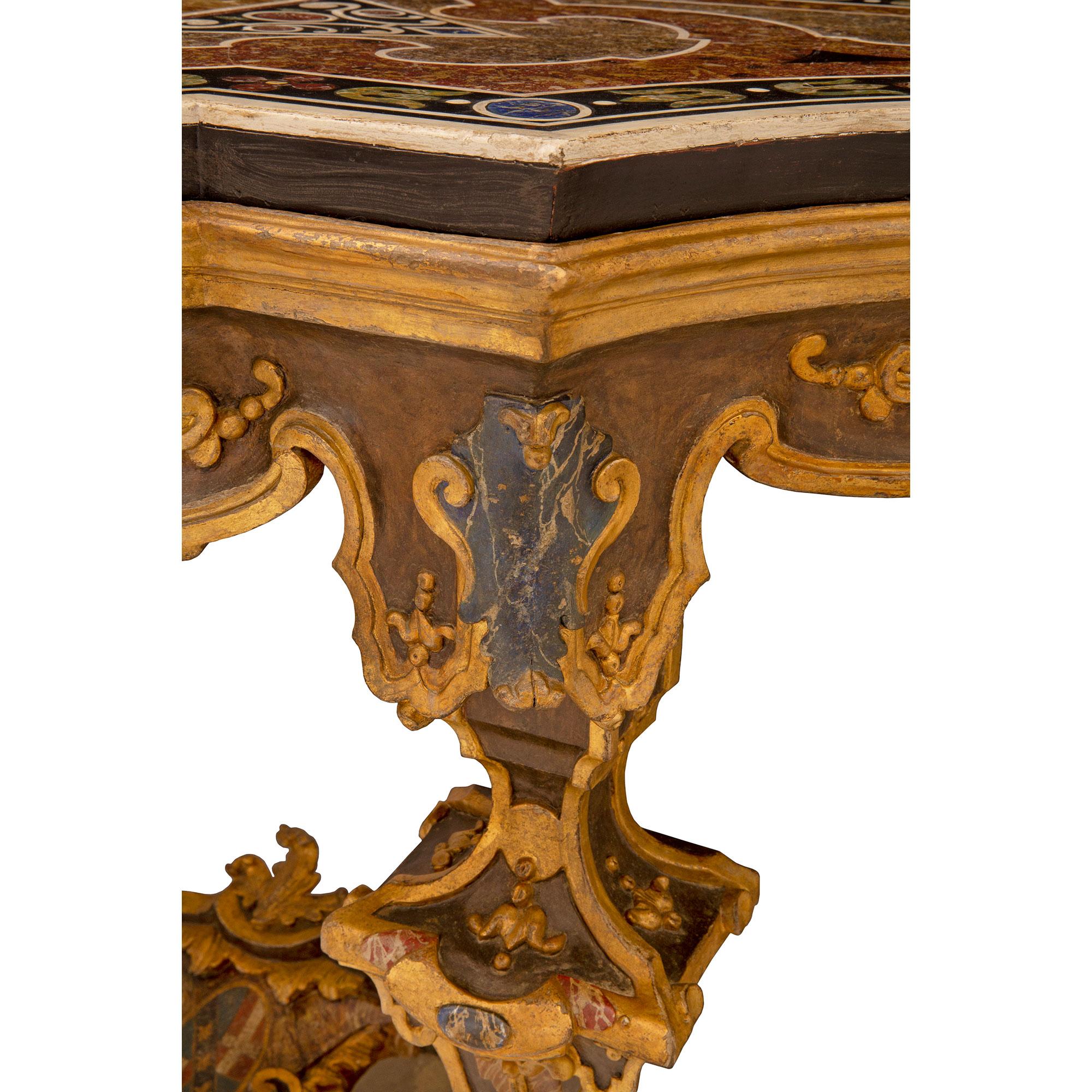 Italian Early 18th Century Louis XIV Period Console For Sale 3