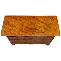 Italian Early 18th Century Louis XIV Period Four-Drawer Walnut Chest