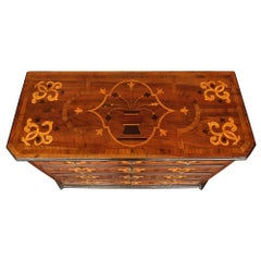 Italian Early 18th Century Louis XIV Period Walnut, 2-Door and 2-Drawer Commode