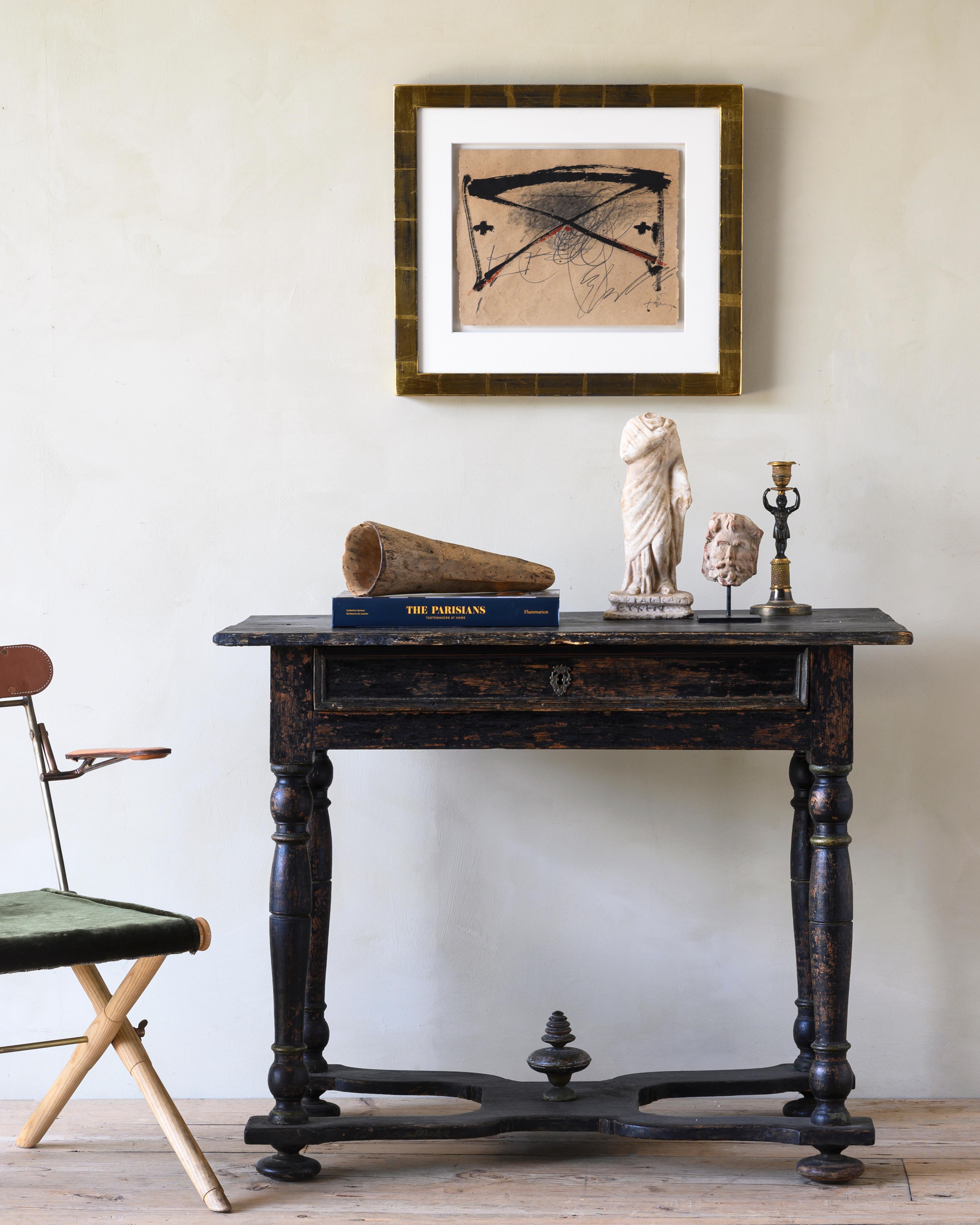 Hand-Carved Italian Early 18th Century Terracotta Fragment For Sale